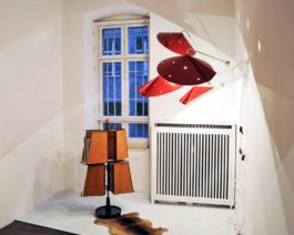 Bibliothèque Tournante, a book shelf furniture by Janette Laverrière at Silberkuppe, Berlin, available via JL Editions