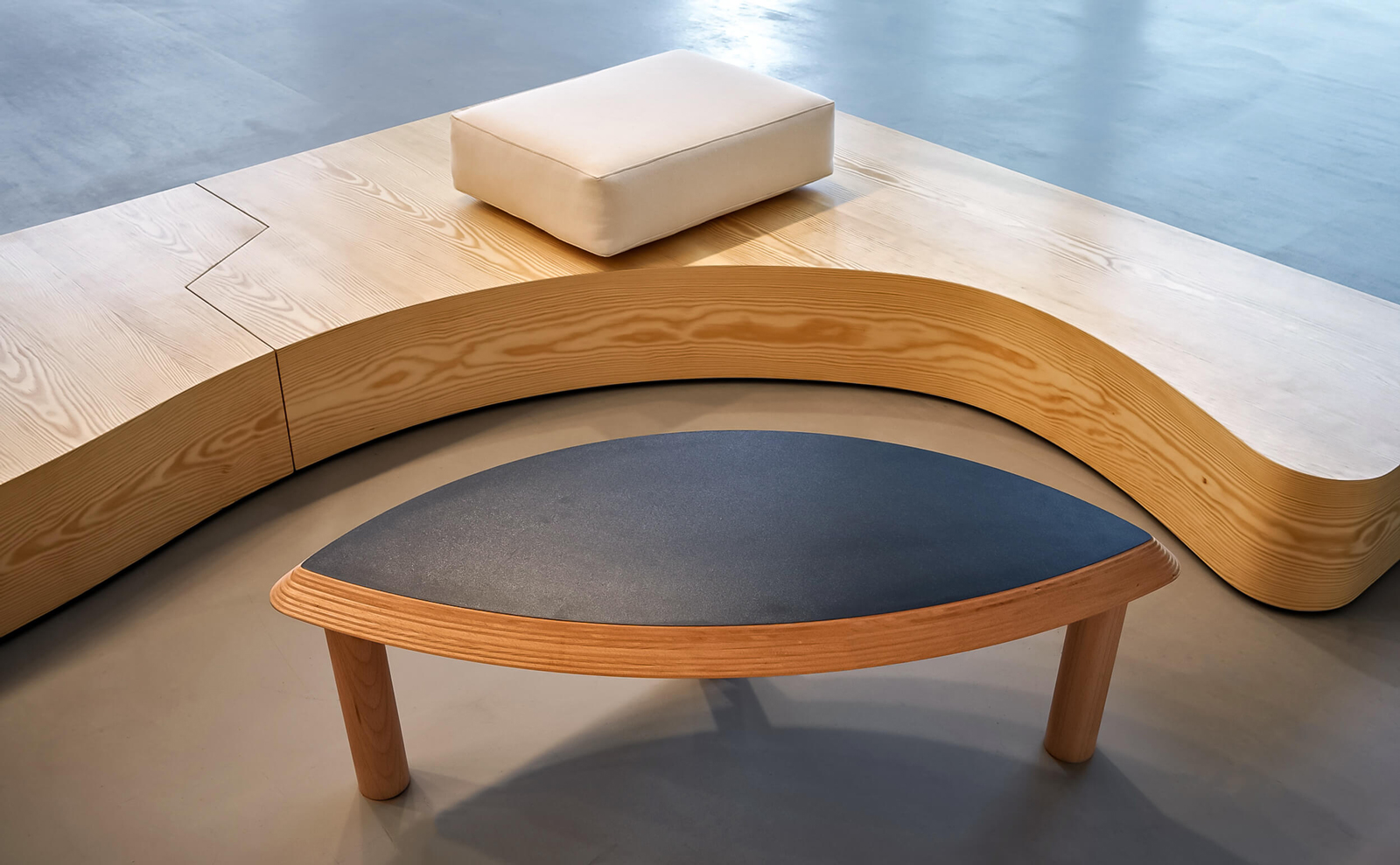 Black Eye Table, a coffee table by Janette Laverrière at Silberkuppe, Berlin, available via JL Editions