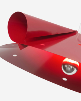 Chapeau Chinois II, a swing-arm wall lamp by Janette Laverrière, available at JL Editions