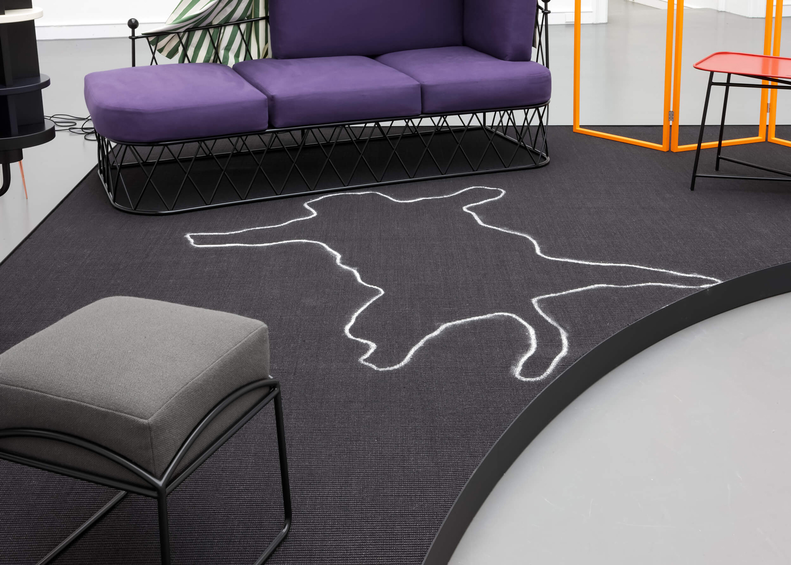 Entre Deux Actes, an exhibition by Janette Laverrière and Nairy Baghramian, at Kunsthalle Baden-Baden 