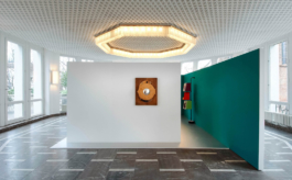 La lampe dans l'horloge, an exhibition by Janette Laverrière and Nairy Baghramian, at Schinkel Pavillon, Berlin 