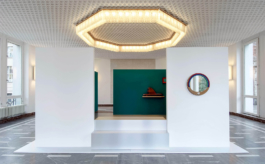 La lampe dans l'horloge, an exhibition by Janette Laverrière and Nairy Baghramian, at Schinkel Pavillon, Berlin 