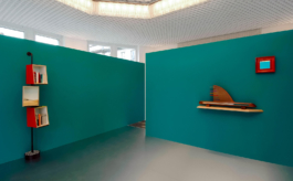 La lampe dans l'horloge, an exhibition by Janette Laverrière and Nairy Baghramian, at Schinkel Pavillon, Berlin 