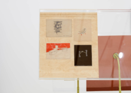 La lampe dans l'horloge at Question the Wall Itself, an exhibition with Janette Laverrière and Nairy Baghramian, at Walker Art Center, Minneapolis 