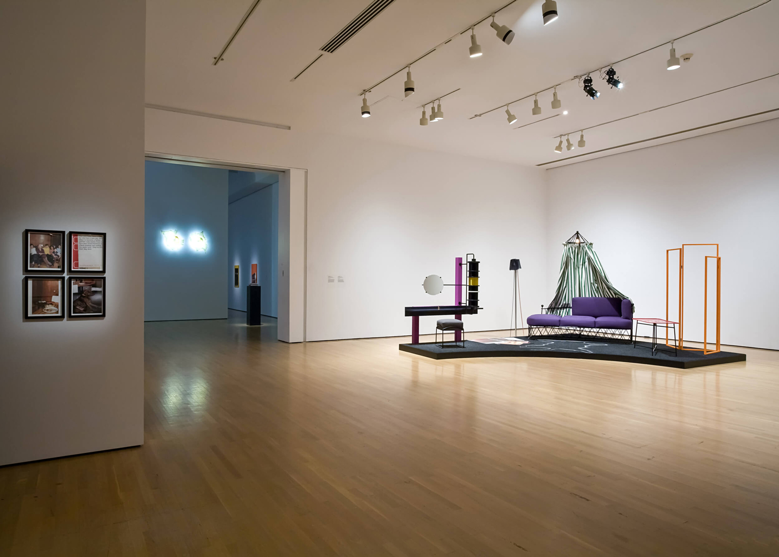 Entre Deux Actes at Yesterday's Tomorrow, an exhibition with Janette Laverrière and Nairy Baghramian, at Musée d'art contemporain de Montreal