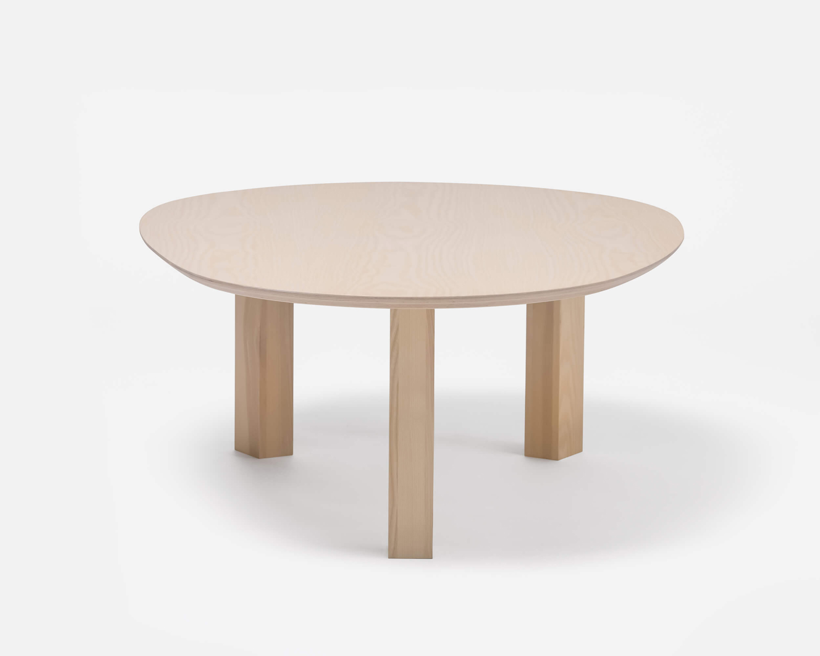 Table Oeuf, a height-adjustable table by Janette Laverrière, available via JL Editions