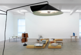 Work Desk for an Ambassador's Wife, an exhibition by Janette Laverrière and Nairy Baghramian, at Marian Goodman Gallery, New York